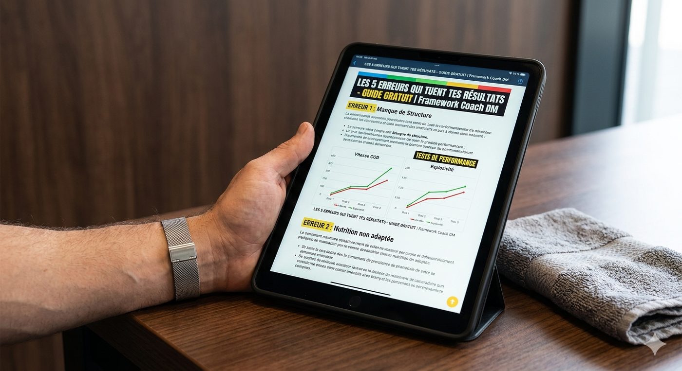 Programme PDF Coach DM sur tablette