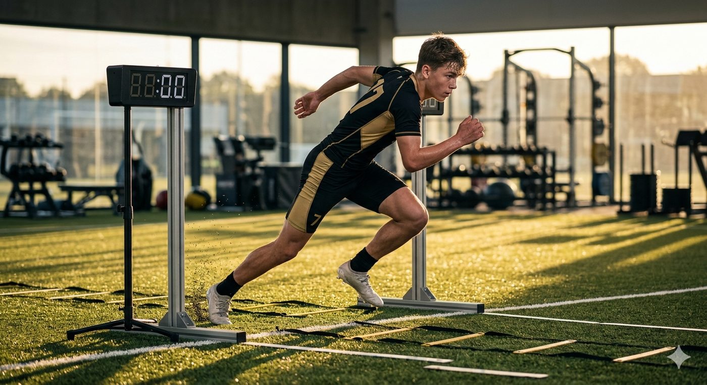 Entraînement préparation physique football — sprint et agilité